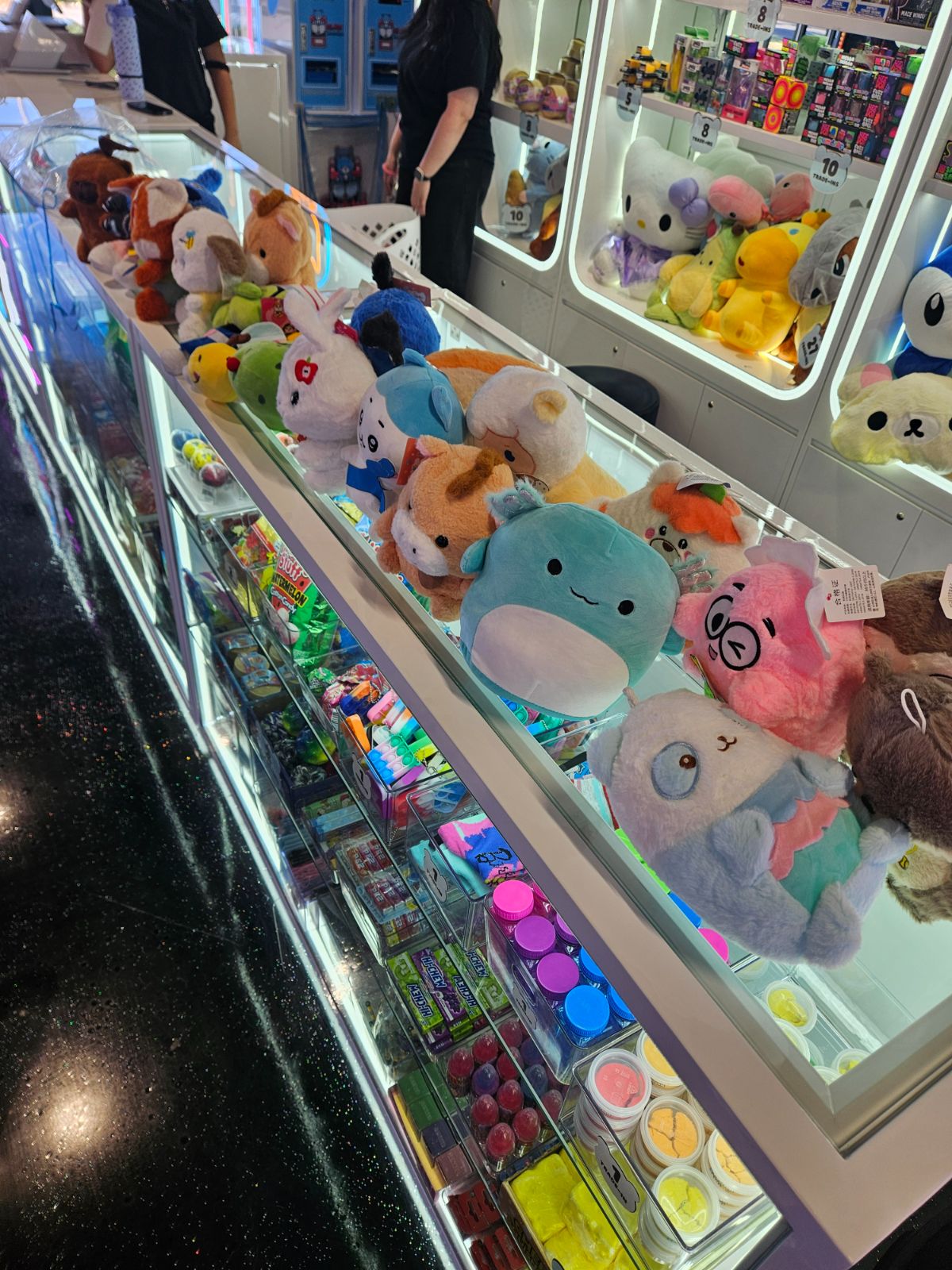 Claw machines at Clawzania Loveland in Loveland, Colorado