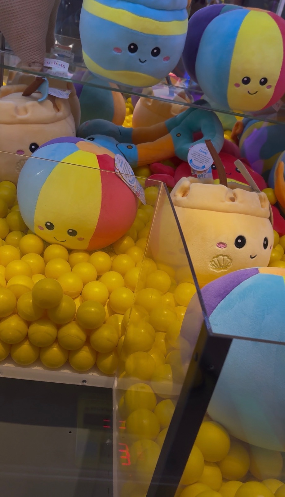 Claw machines at Leisureland Amusements in Cromer, England