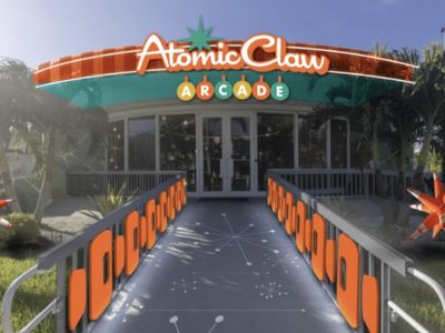 Atomic Claw claw machine venue in Treasure Island, Florida