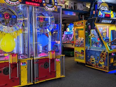 Claw machines at Cape May Arcade in Cape May, New Jersey