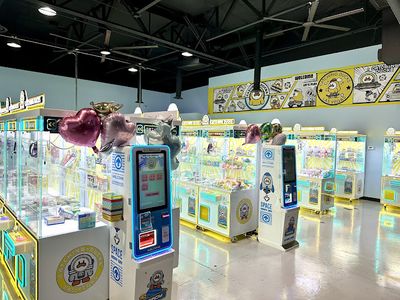 Claw machines at Catching Ducks in Las Vegas, Nevada