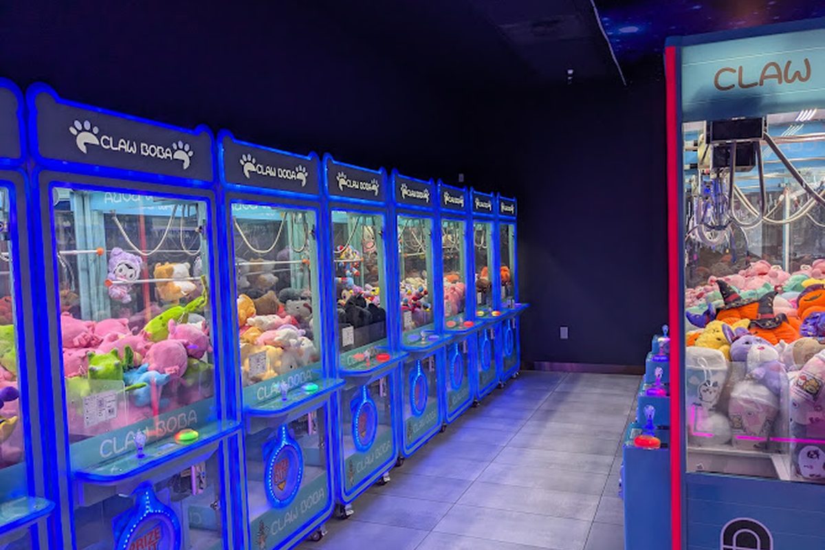 Claw Boba, a claw machine venue in Milton, Georgia