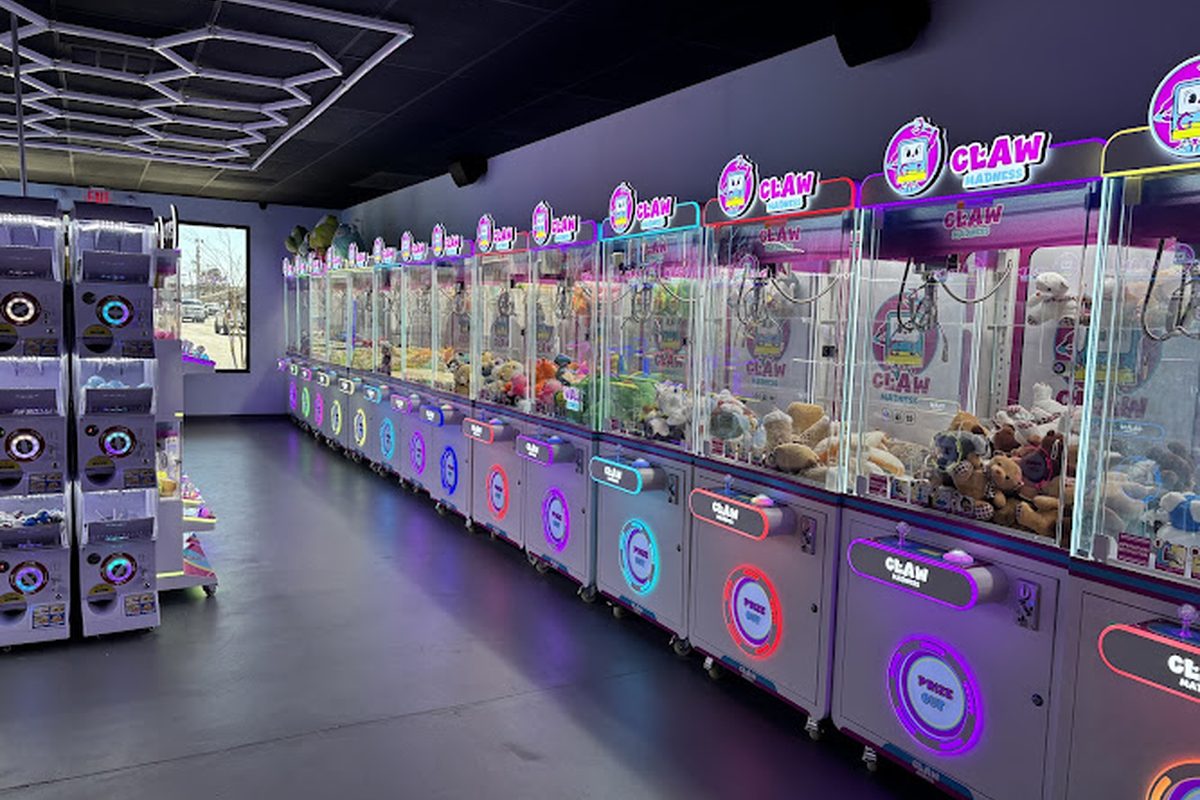 Claw Madness, a claw machine venue in Port Neches, Texas