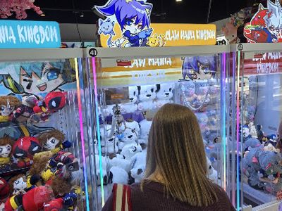 Claw Mania Kingdom claw machine venue in Haltom City, Texas