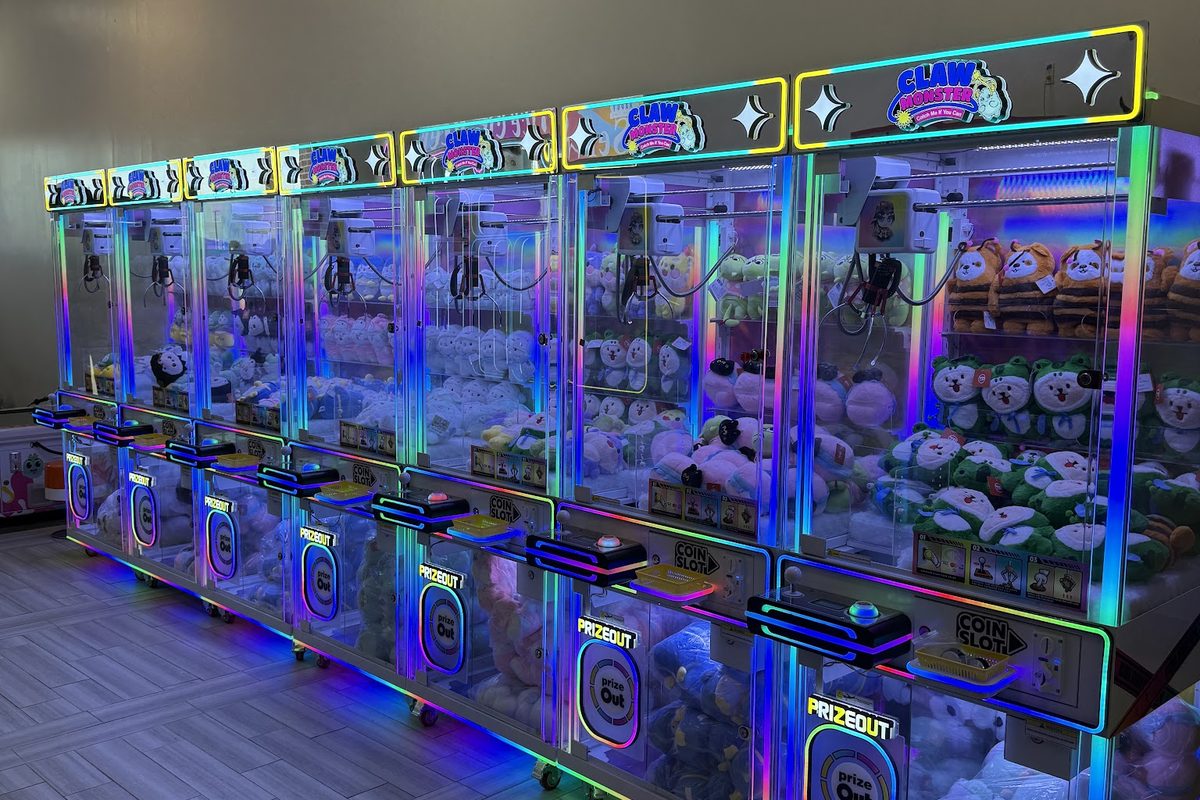Claw Monster, a claw machine venue in Warner Robins, Georgia