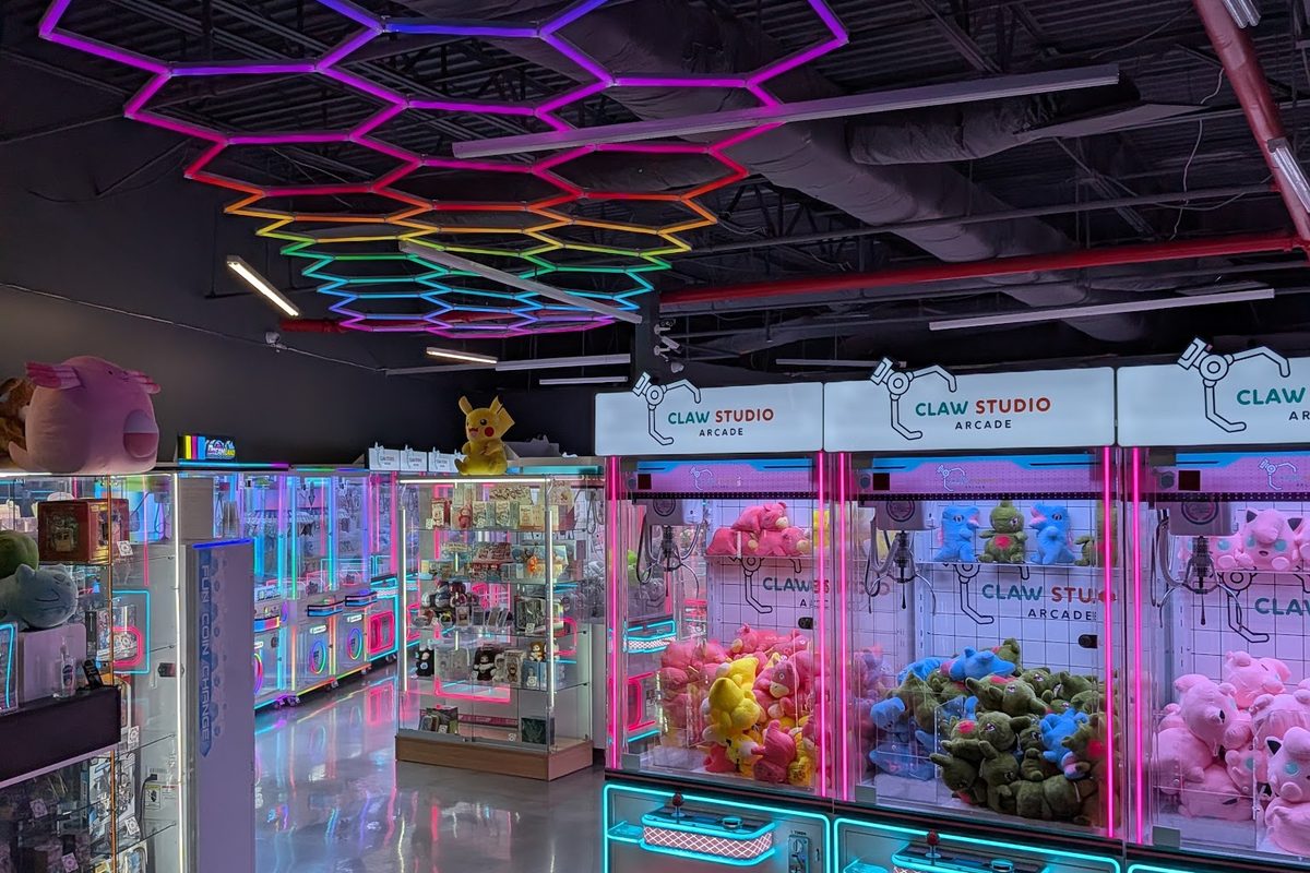 Claw Studio Arcade, a claw machine venue in Atlanta, Georgia