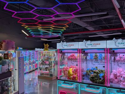 Claw Studio Arcade claw machine venue in Atlanta, Georgia