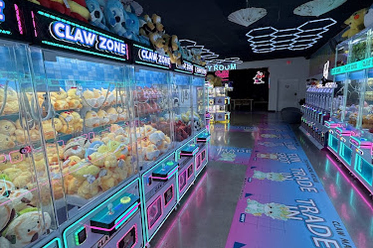 Claw Zone, a claw machine venue in Louisville, Kentucky