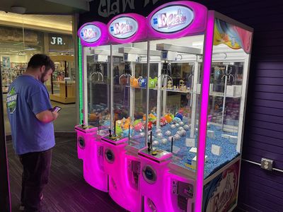 Clawkicker claw machine venue in Monroe, Michigan