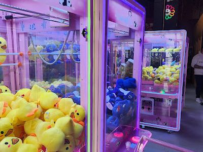 Claw machines at ClawMee (Brossard) in Brossard, Quebec