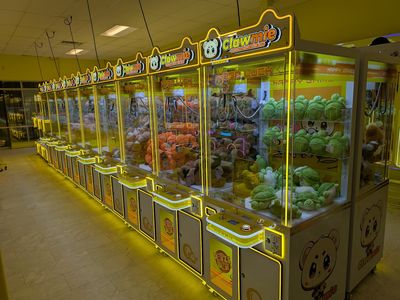 Clawmie claw machine venue in Mason City, Iowa