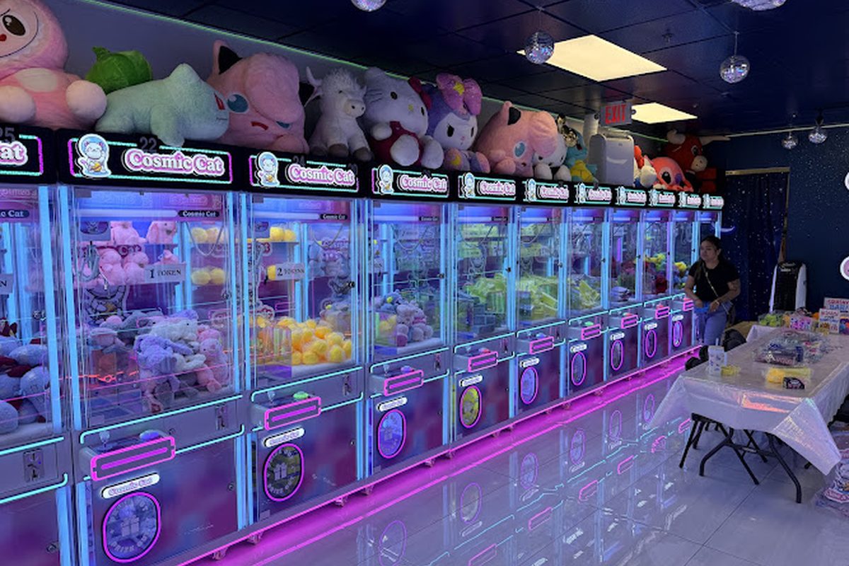 Cosmic Cat Claw Arcade, a claw machine venue in Las Vegas, Nevada