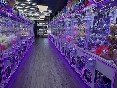 Cosmic Claw-Machine Arcade claw machine venue in San Antonio, Texas