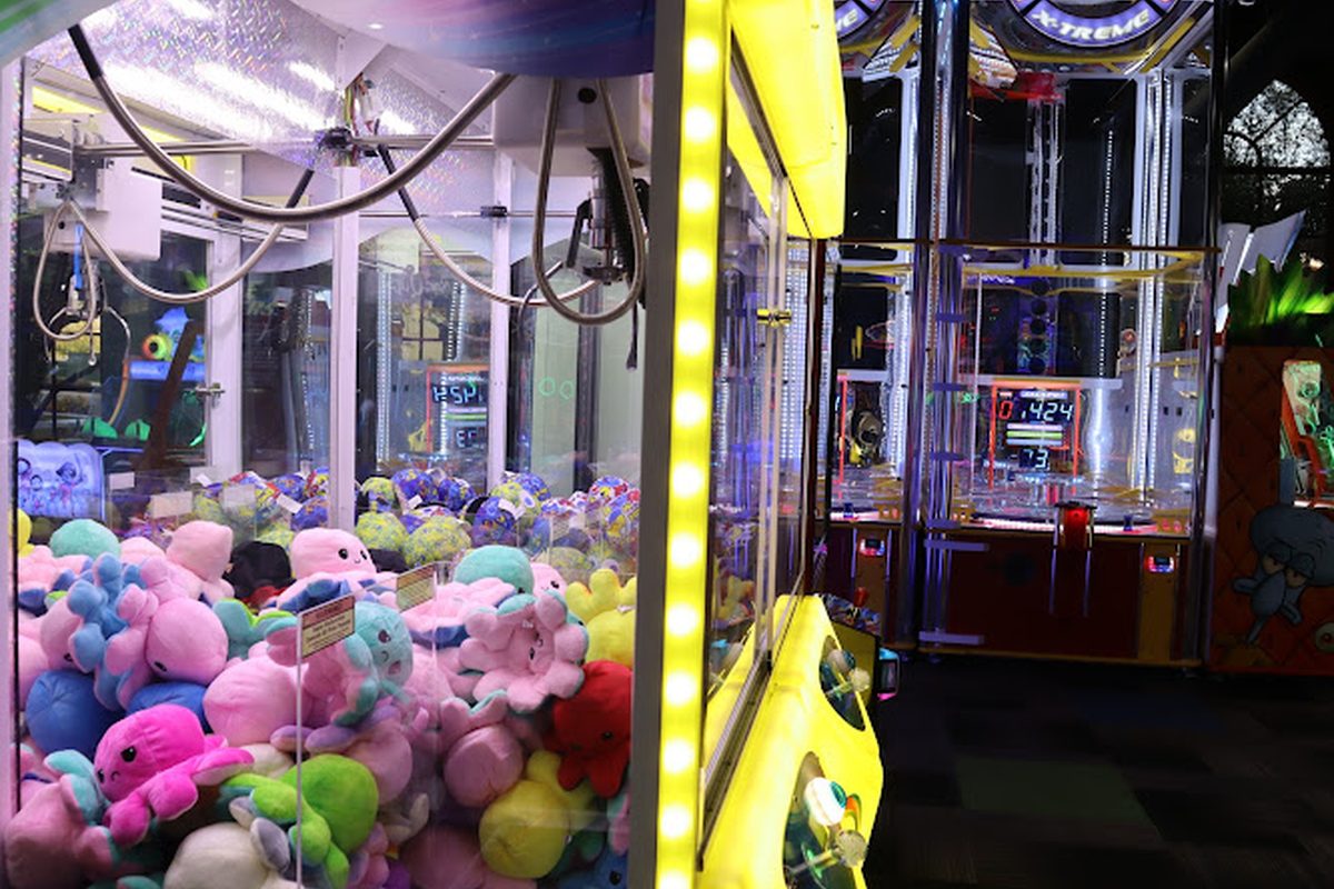 Claw machines at Cyber Quest at Green Valley Ranch Casino in Henderson, Nevada