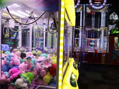 Claw machines at Cyber Quest at Green Valley Ranch Casino in Henderson, Nevada