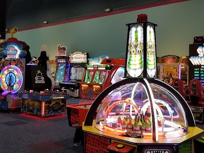 Claw machines at Cyber Quest at Sunset Station in Henderson, Nevada