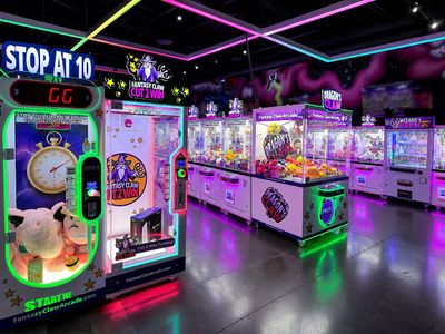 Fantasy Claw Arcade Area 15 claw machine venue in Las Vegas, Nevada