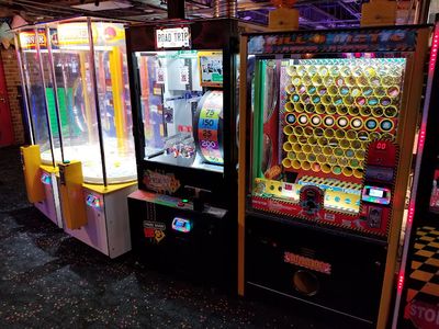 Claw machines at Flipper McCoys in Virginia Beach, Virginia
