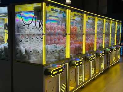 Claw machines at Fun Square - craft, tufting and claw machine in Mississauga, Ontario