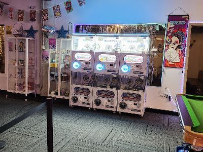 Claw machines at Funamis Montréal in Montreal, Quebec