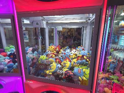 Claw machines at Galaxy VR in Norwalk, Connecticut