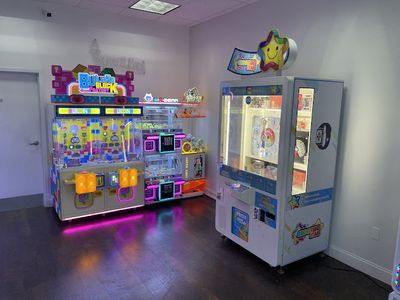 Claw machines at Games and More in Allentown, Pennsylvania