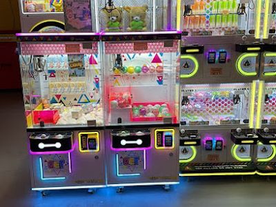 Claw machines at Gatcha Perimeter in Atlanta, Georgia