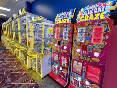 Goodtimes Clawcade claw machine venue in Janesville, Wisconsin
