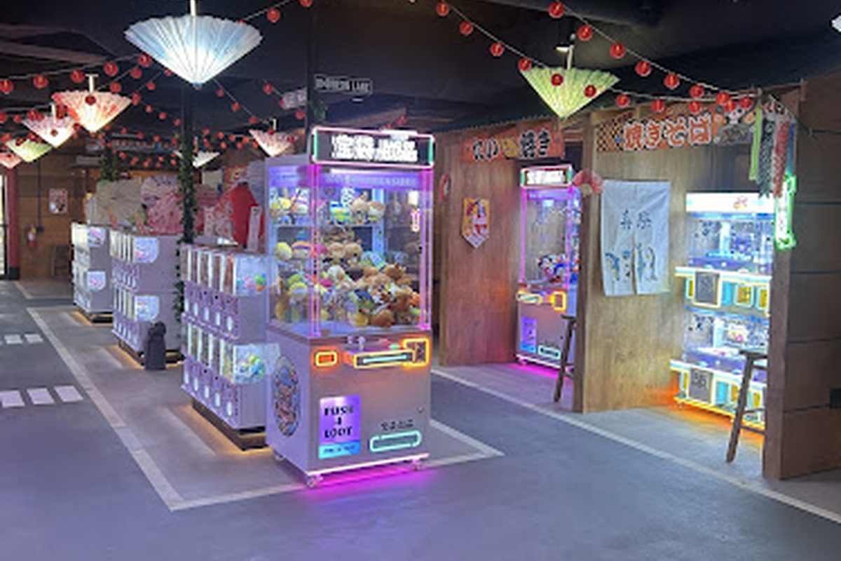 Claw machines at Isekai Japanese Arcade & Gashapon in Boise, Idaho