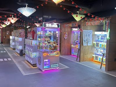 Claw machines at Isekai Japanese Arcade & Gashapon in Boise, Idaho
