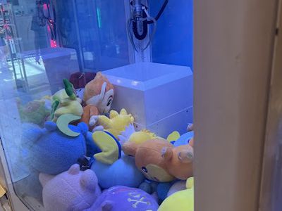 Claw machines at K Town entertainment in Burnaby, British Columbia