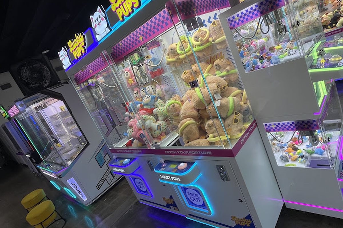 Lucky Pups Claw Arcade, a claw machine venue in Houston, Texas
