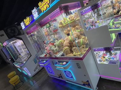 Lucky Pups Claw Arcade claw machine venue in Houston, Texas