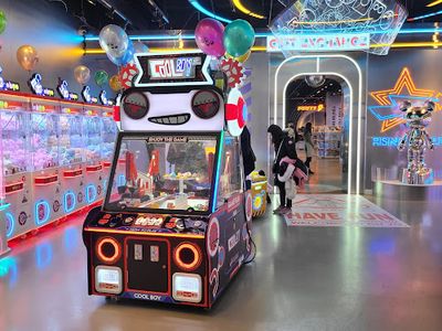 Claw machines at OHYO FUN in North York, Ontario