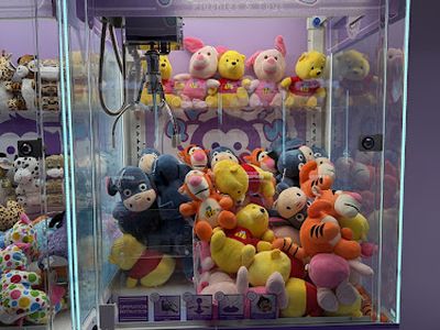 Claw machines at Papois Plushies & Toys in St. George, Utah