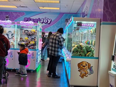 PixelJoy Claw Arcade claw machine venue in Appleton, Wisconsin
