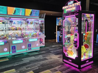 Claw machines at Playdium Fairview in North York, Ontario
