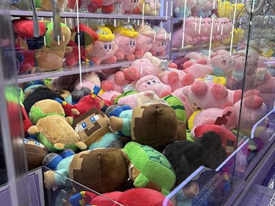 Claw machines at PokinPokin in Burnaby, British Columbia