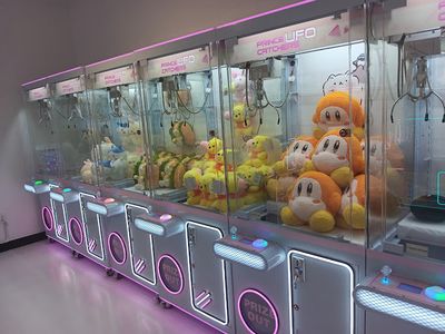 Claw machines at Prince UFO in Colonie, New York