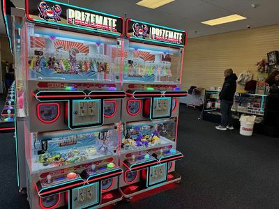 Prizemate claw machine venue in Charlotte, North Carolina