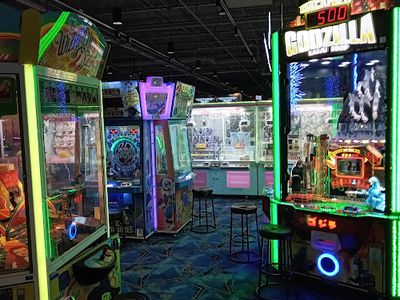 Claw machines at Round1 Arcade - Las Vegas in Las Vegas, Nevada