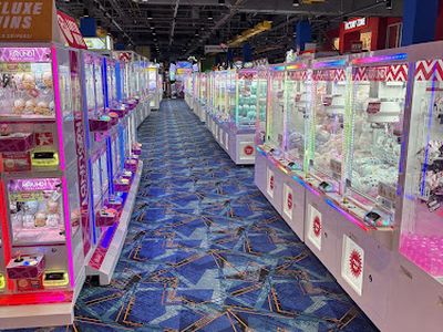Claw machines at Round1 Arcade - Mission Viejo in Mission Viejo, California