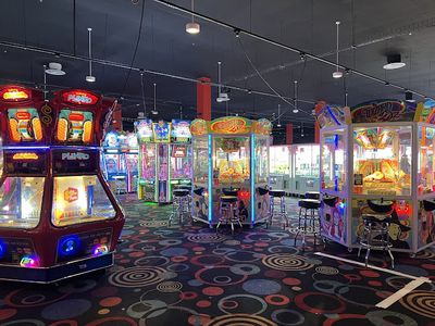 Claw machines at Round1 Bowling & Arcade - Arlington in Arlington, Texas
