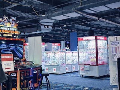 Claw machines at Round1 Bowling & Arcade - Danbury in Danbury, Connecticut