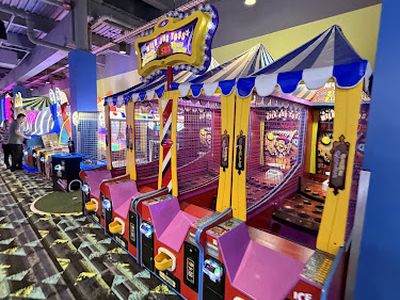 Claw machines at Round1 Bowling & Arcade - Edison in Edison, New Jersey