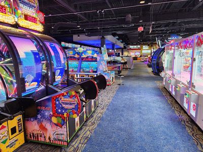Claw machines at Round1 Bowling & Arcade - Erie in Erie, Pennsylvania