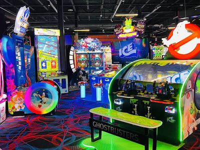 Claw machines at Round1 Bowling & Arcade - Exton in Exton, Pennsylvania
