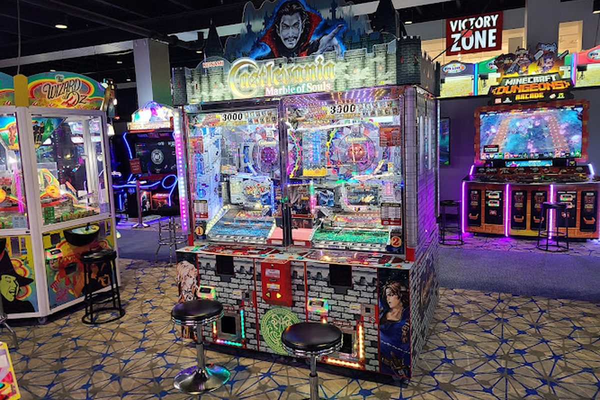 Claw machines at Round1 Bowling & Arcade - Lincoln in Lincoln, Nebraska