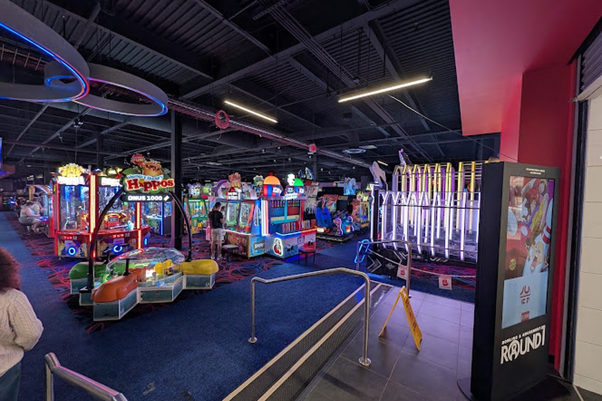 Claw machines at Round1 Bowling & Arcade - Littleton in Littleton, Colorado
