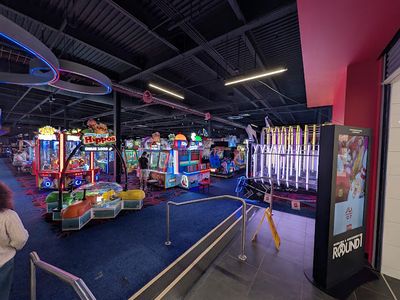 Claw machines at Round1 Bowling & Arcade - Littleton in Littleton, Colorado